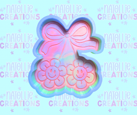 Flower Cherry W/ Bow Freshie Silicone Mold