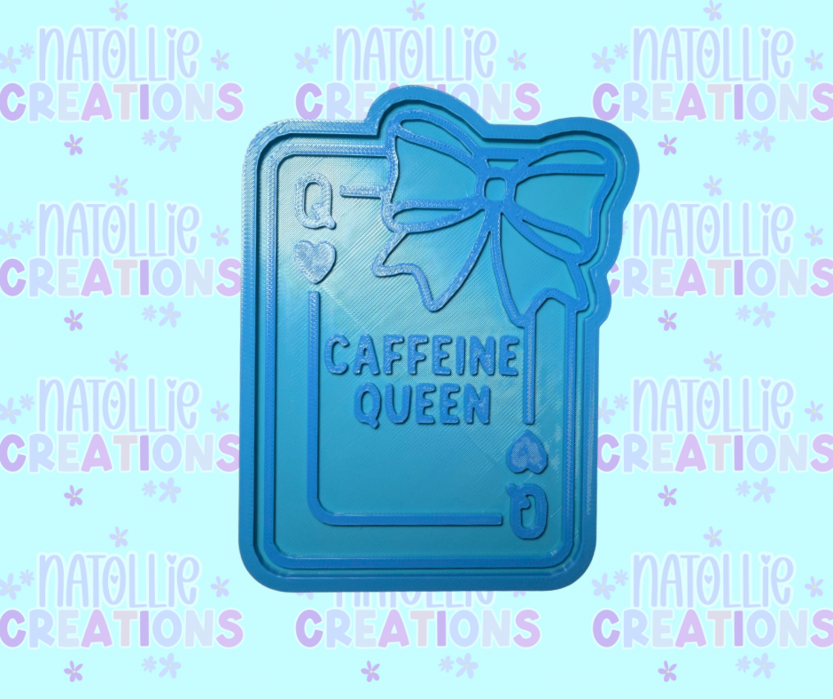 Caffeine Queen Insert Freshie Silicone Mold