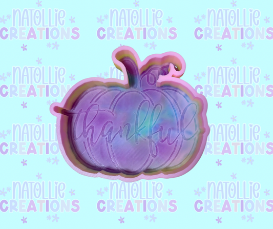 Thankful Pumpkin Freshie Silicone Mold