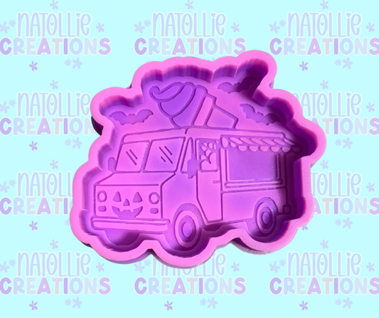 Spooky Ice Cream Truck Freshie Silicone Mold