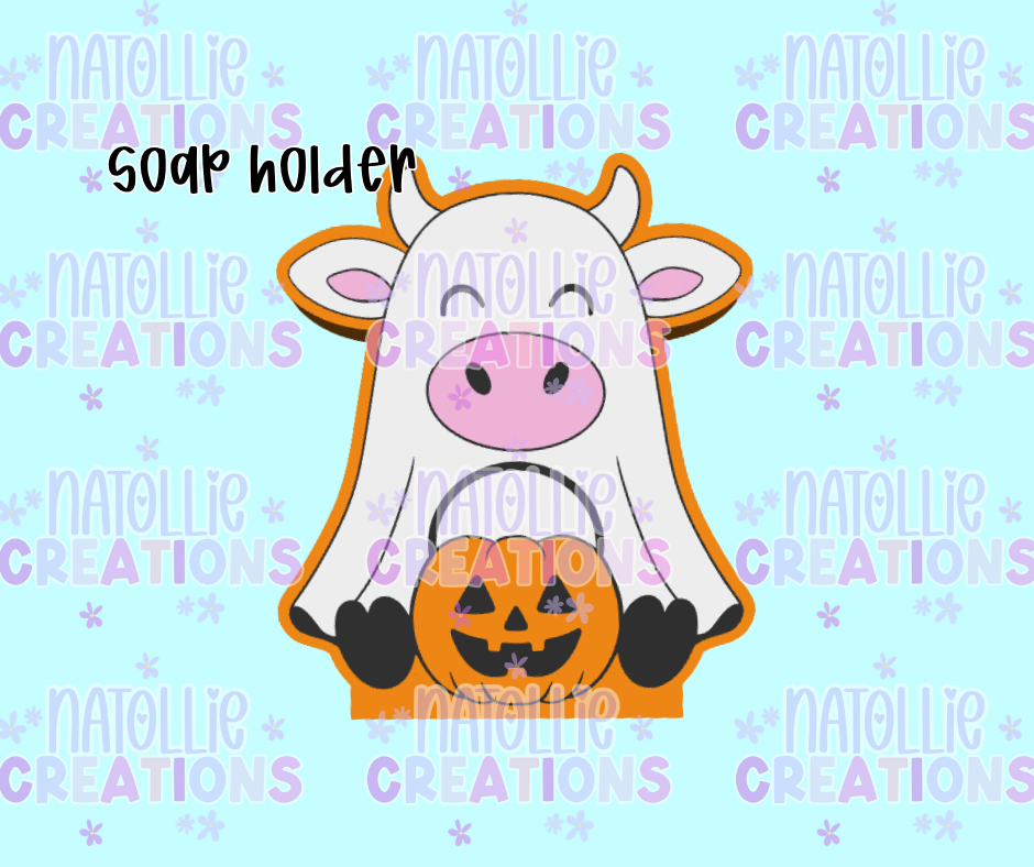 Ghost Cow Soap Holder