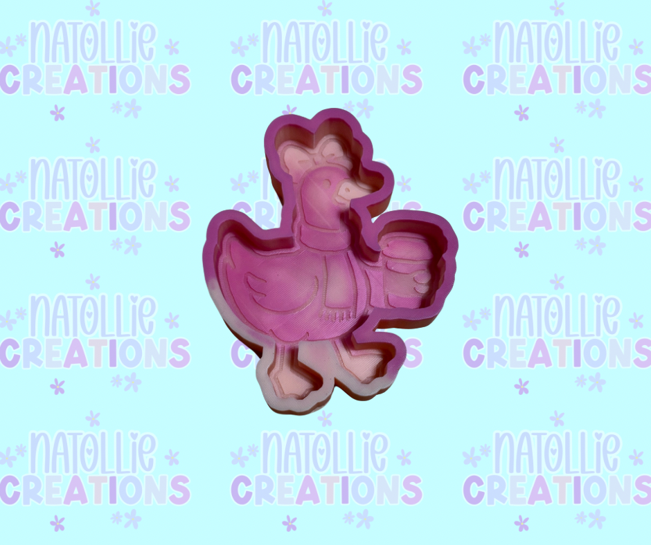 Fall Goose Freshie Silicone Mold