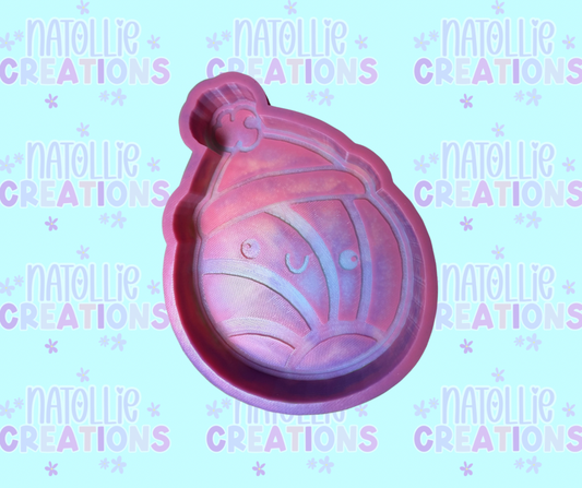 Christmas Concha Freshie Silicone Mold