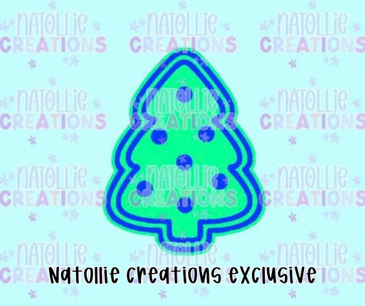 Christmas Tree Sugar Cookie Freshie Silicone Mold