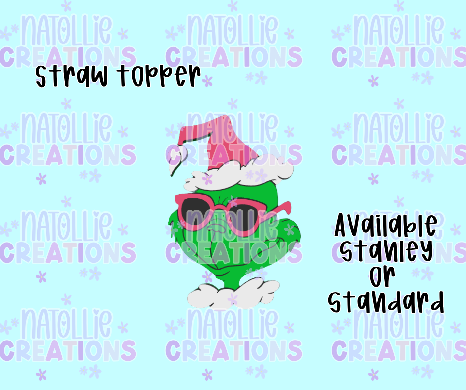 Cool Grouch Straw Topper