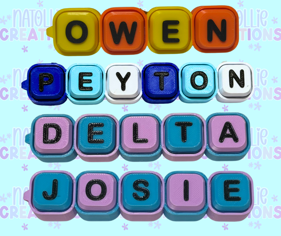 Clicker Name Keychain