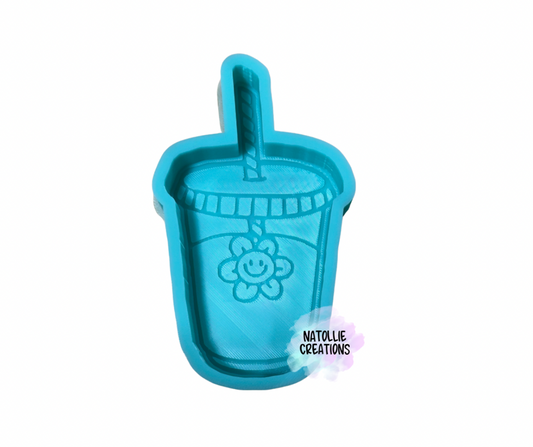 Groovy Flower Drink Freshie Silicone Mold