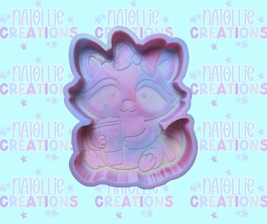 Boujee Raccoon Freshie Silicone Mold