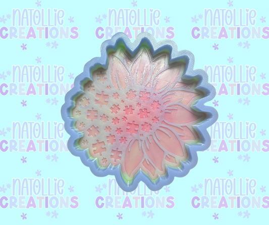 Autism Sunflower Freshie Silicone Mold