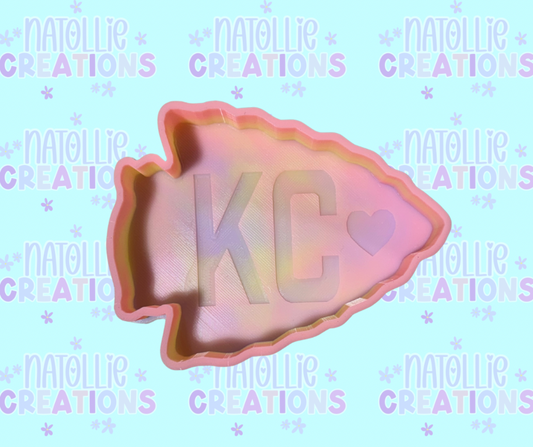 KC Arrowhead Freshie Silicone Mold