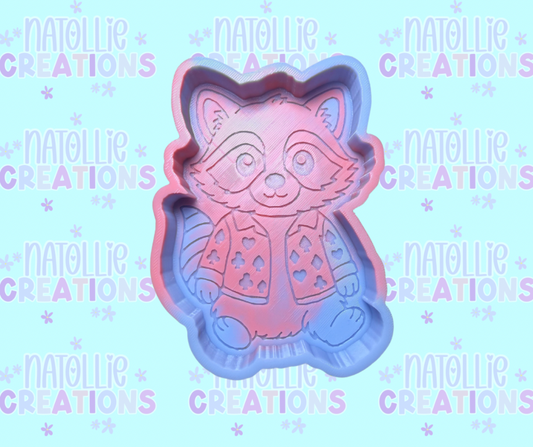 Poker Raccoon Freshie Silicone Mold