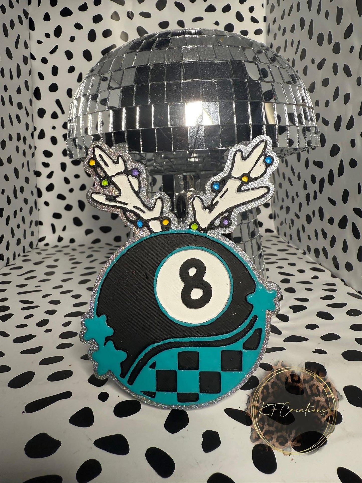 Reindeer 8 Ball Freshie Silicone Mold