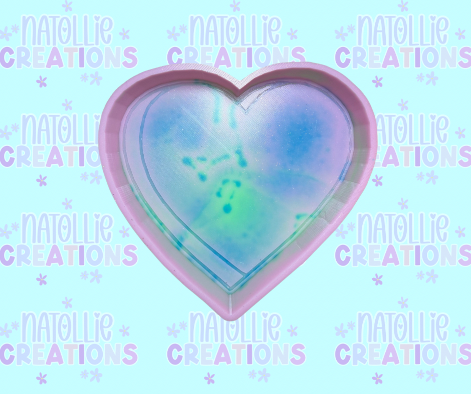 Blank Candy Heart Freshie Silicone Mold