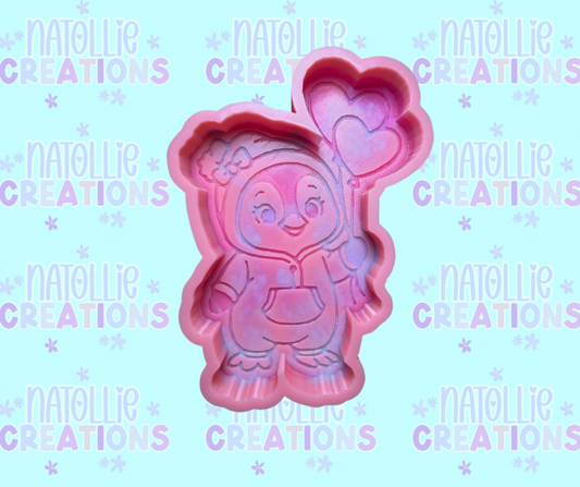 Vday Penguin Freshie Silicone Mold