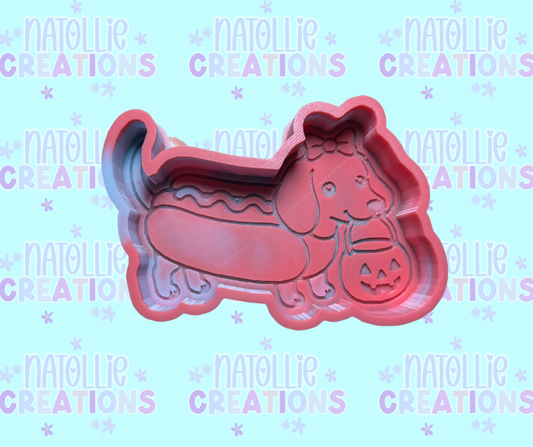 Halloween Weiner Dog Freshie Silicone Mold