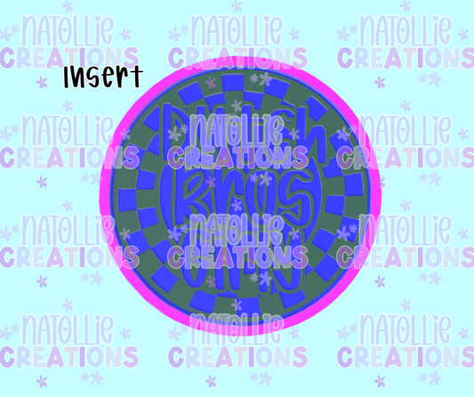 Dutch Girly Round Insert Freshie Silicone Mold