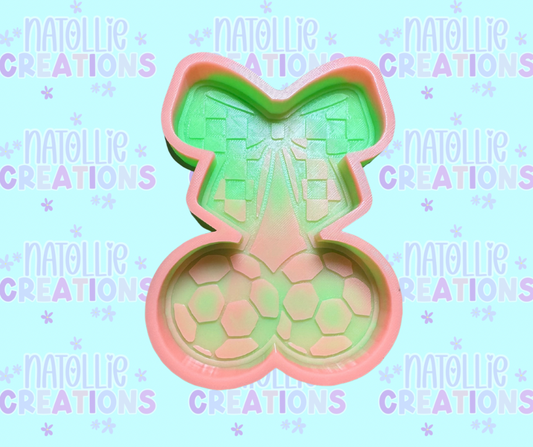 Soccer Cherry Freshie Silicone Mold