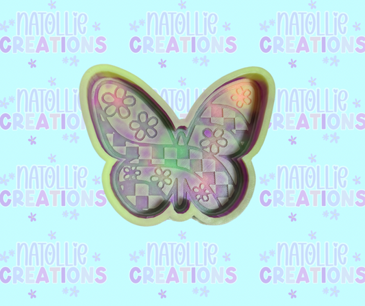 Retro Butterfly Freshie Silicone Mold