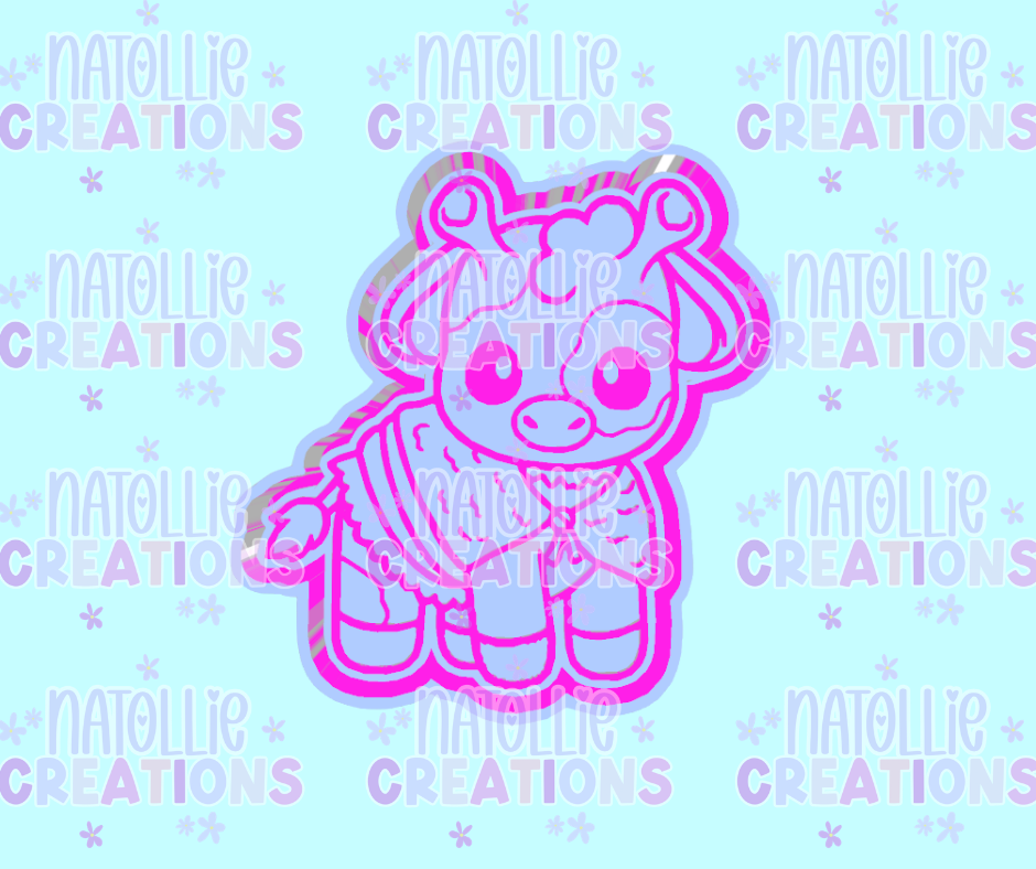 Ogre Cutie Cow Freshie Silicone Mold