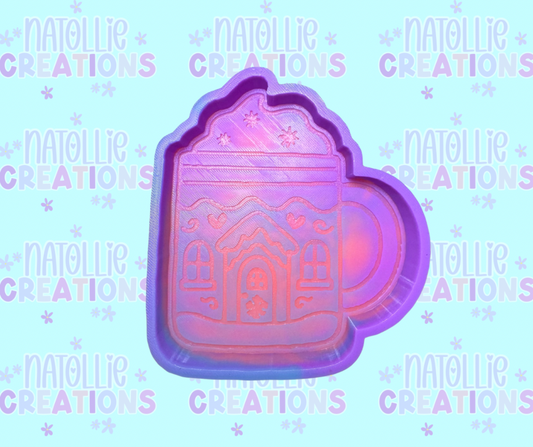 Gingerbread House Mug Freshie Silicone Mold