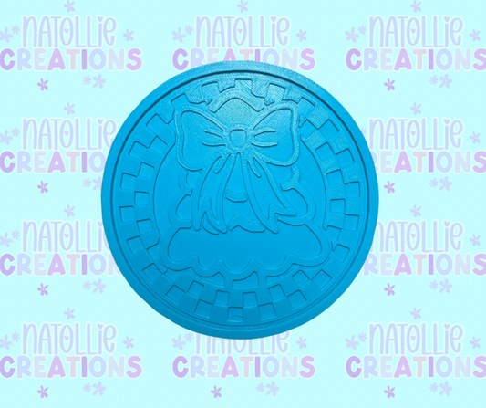 Checkered Christmas Tree Insert Freshie Silicone Mold