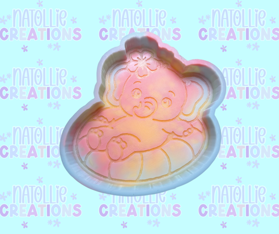 Floatie Elephant Freshie Silicone Mold