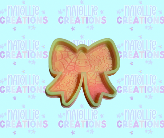 Candy Corn Bow Freshie Silicone Mold