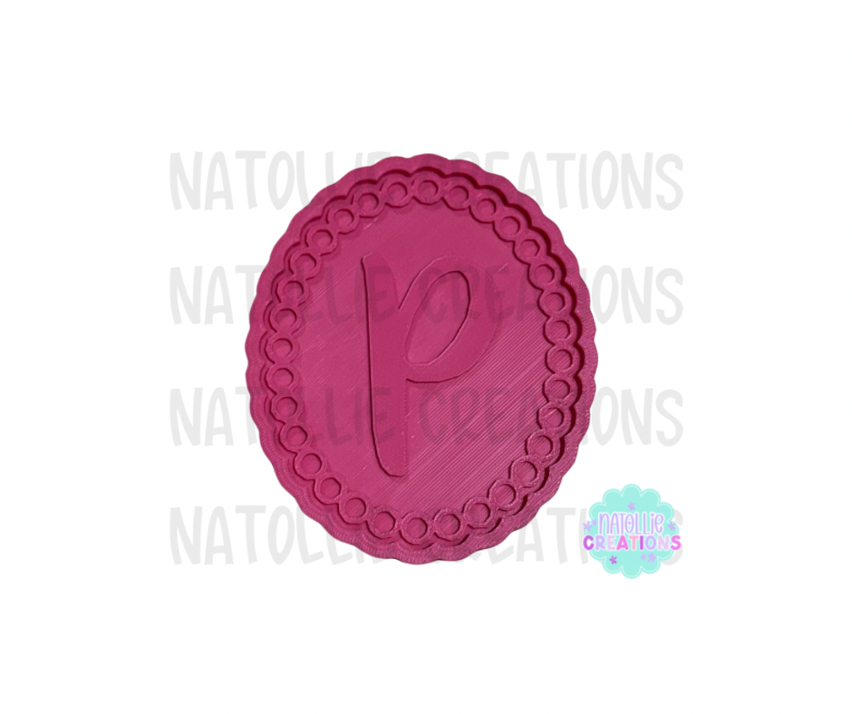 Turquoise Beaded Oval + Inserts Freshie Silicone Mold