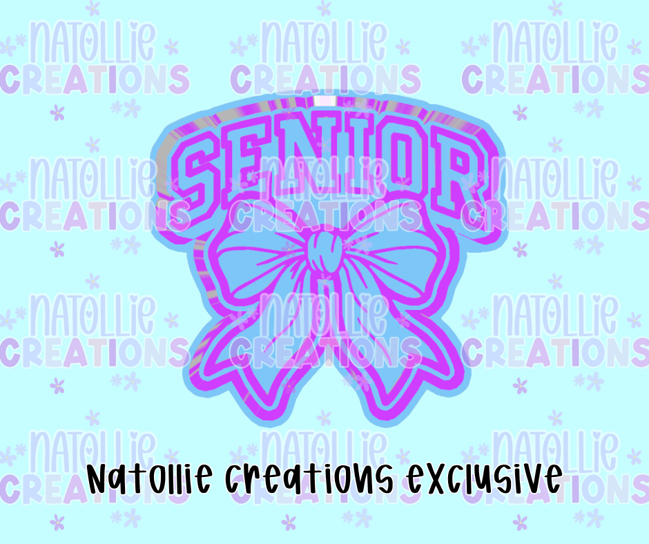 Senior W/ Bow Freshie Silicone Mold