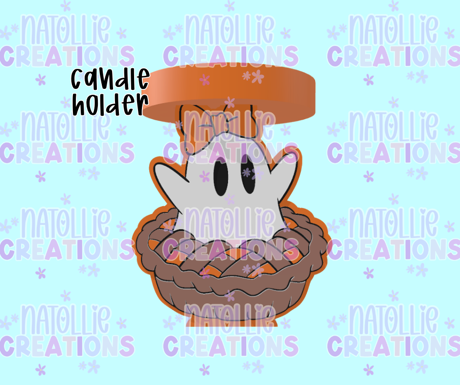 Pie Ghost Candle Holder