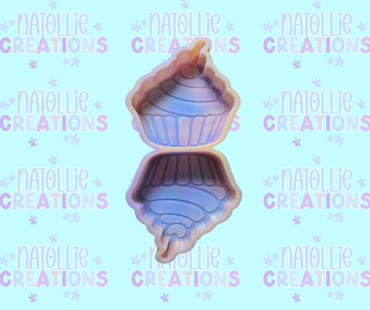 Cupcake Vent Clip Freshie Silicone Mold