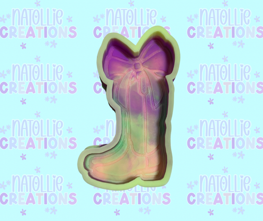 Cowboy Boot W/ Bow Freshie Silicone Mold