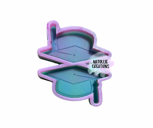 Graduation Cap Vent Clip Freshie Silicone Mold