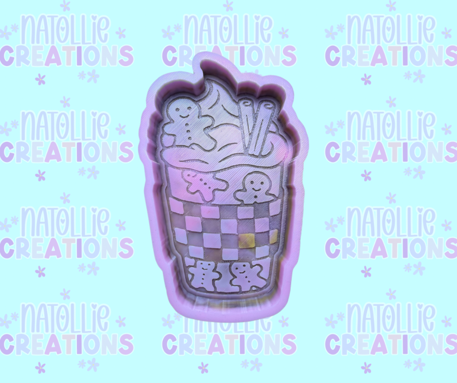 Gingerbread Hot Cocoa Freshie Silicone Mold