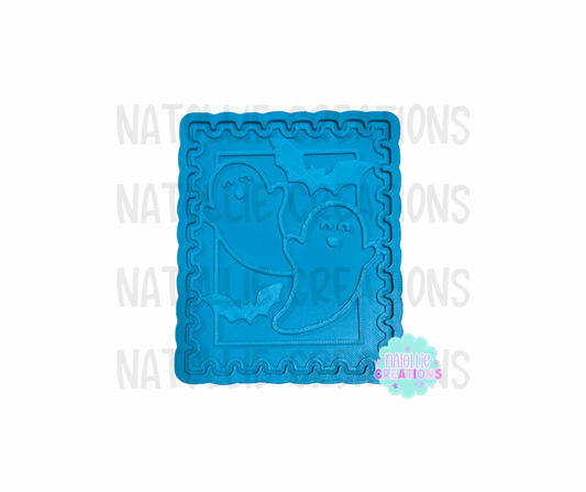 Ghost Stamp Insert Freshie Silicone Mold