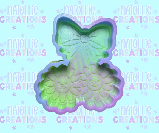 Snowman Daisy Cherry Freshie Silicone Mold