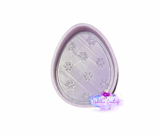 Floral Easter Egg Freshie Silicone Mold