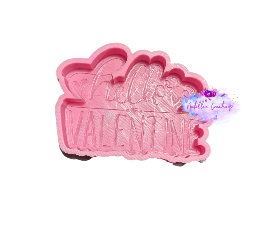 Hello Valentine Freshie Silicone Mold