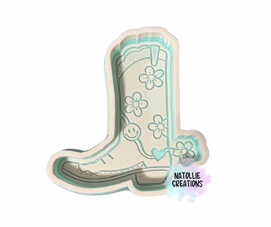 Groovy Cowboy Boot Freshie Silicone Mold