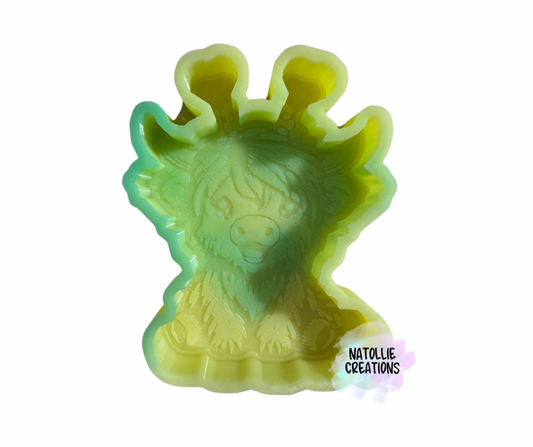 Highland W/ Heart Headband Freshie Silicone Mold