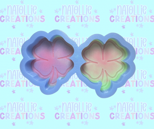 Four Leaf Clover Vent Clip Freshie Silicone Mold