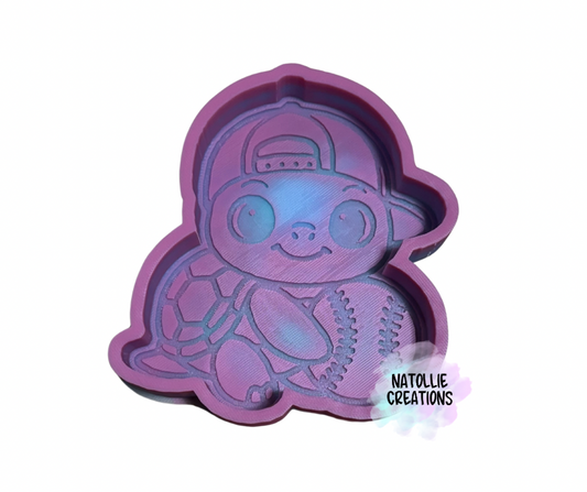 Baseball Turtle Freshie Silicone Mold