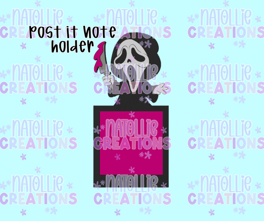 Ghost Face Post It Note Holder