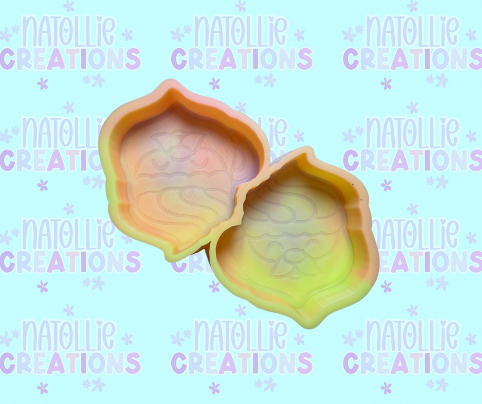 Santa Mug Vent Clip Freshie Silicone Mold