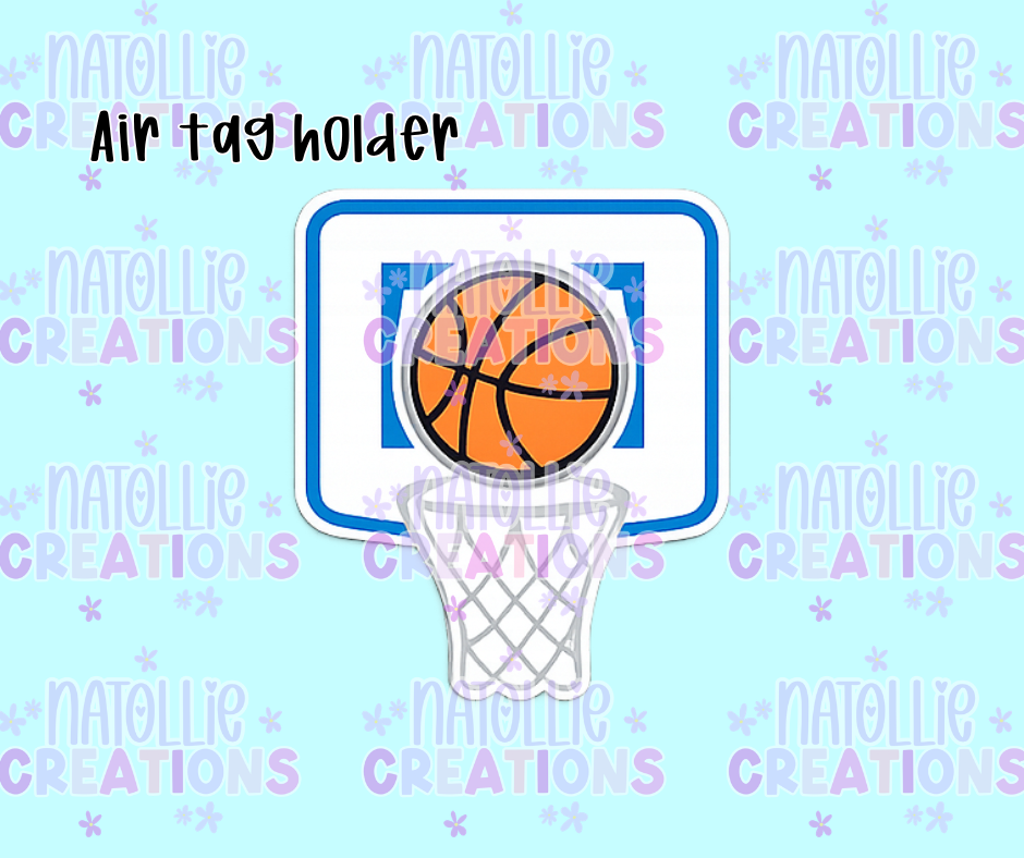 Basketball Air Tag Holder Keychain