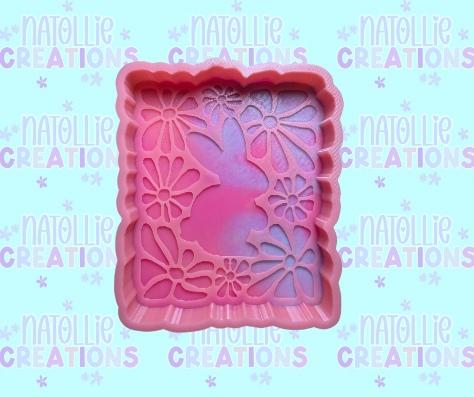 Floral Bunny Freshie Silicone Mold