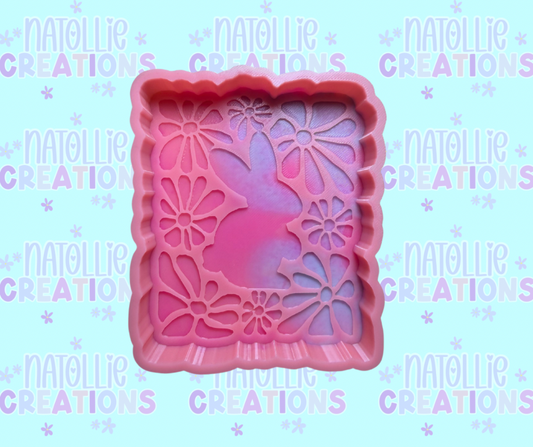 Floral Bunny Freshie Silicone Mold