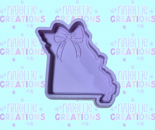 Missouri W/ Bow Freshie Silicone Mold