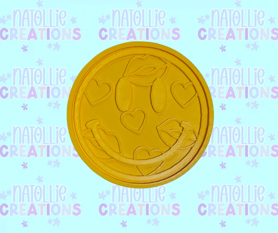 Heart / Lip Smiley Insert Freshie Silicone Mold