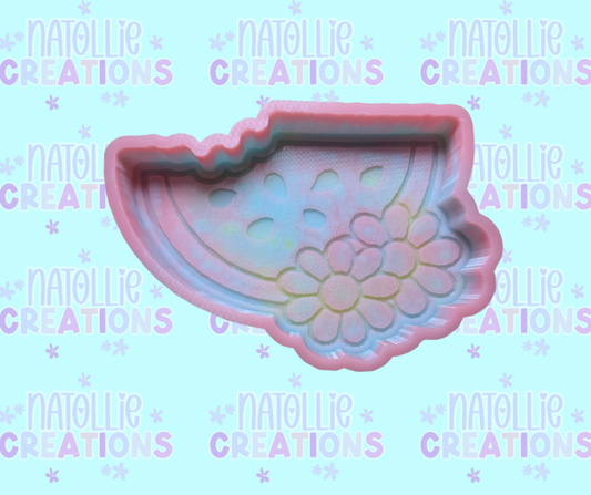 Floral Watermelon Freshie Silicone Mold